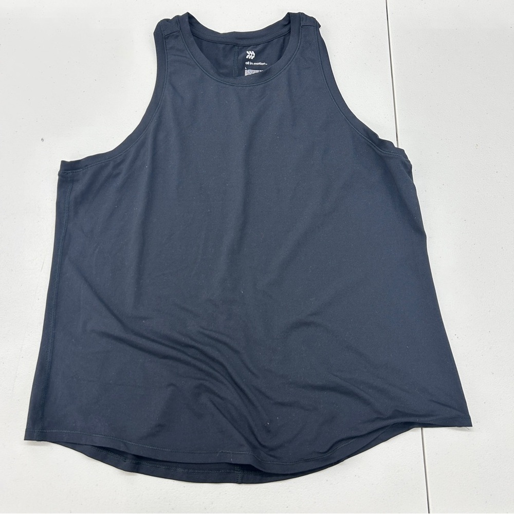 All in Motion Black Sleeveless Top size L